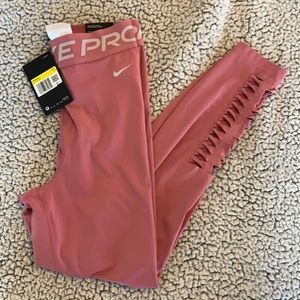 Nike pro fit high rise leggings (small)